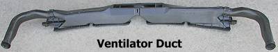 Ventilator duct - back