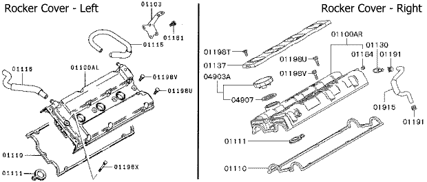 Rocker cover illustration