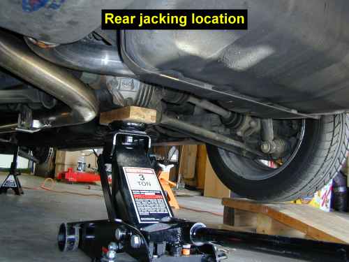 Jack location rear